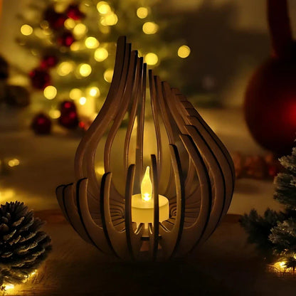 Sparkling Glass Tea Light Holder