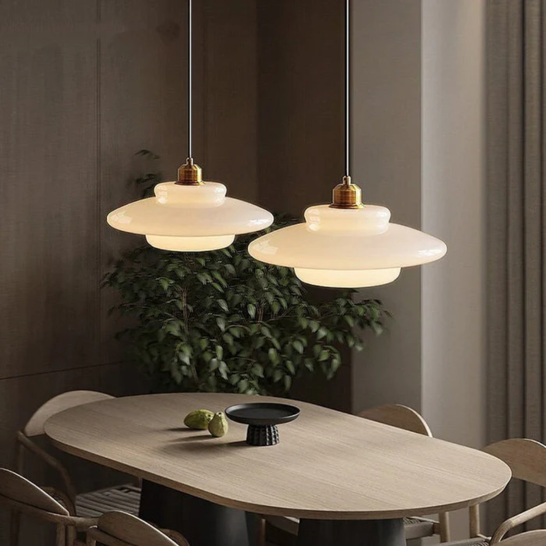 Elegant Clear Glass Hanging Light