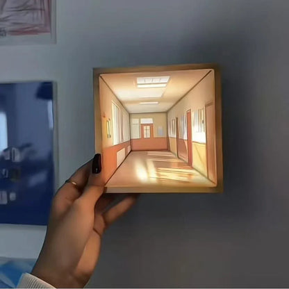 Colorful 3D Optical Lamp