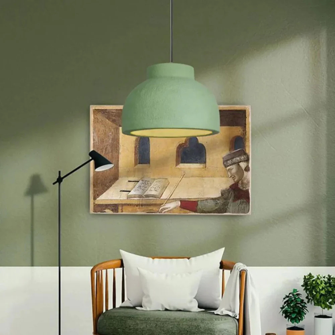 Simple White Pendant Ceiling Light