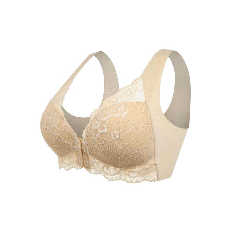 Delicate Lace Bra with Front Closure