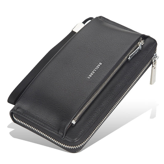 Big Capacity Leather Men's Wallet - Fesara