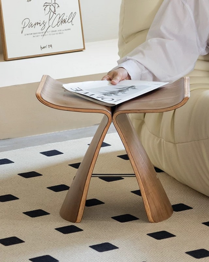 Rustic Floral End Table