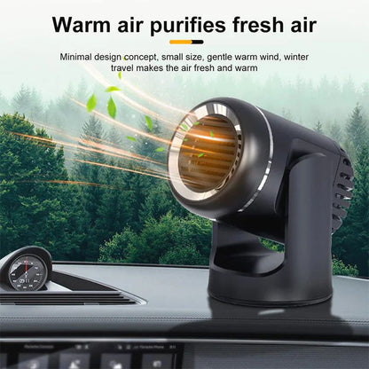 Compact 360° Rotating Car Warmer