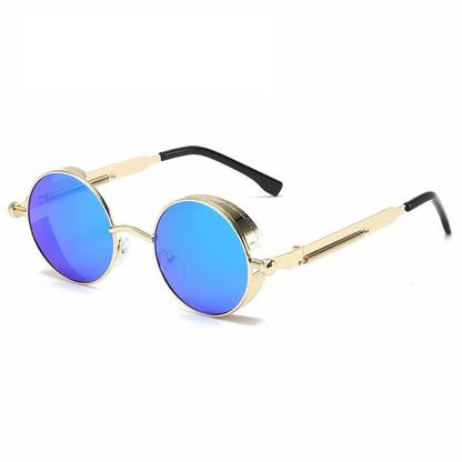 Classic Round UV Sunglasses with Retro Style