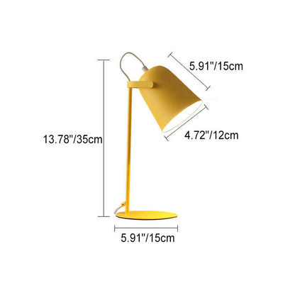 Sleek Brushed Metal Desk Lamp LED Light