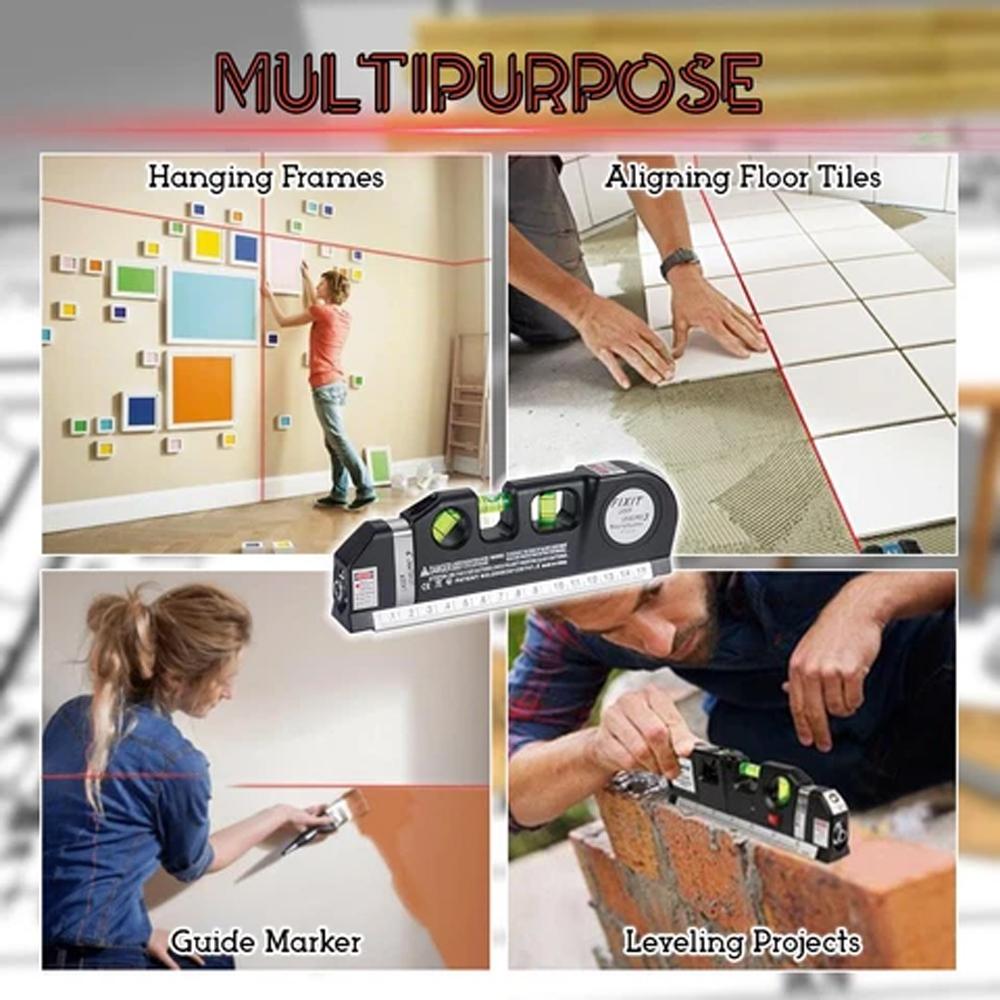 Precision 4-in-1 Laser Level Measuring Tool