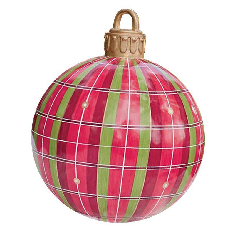 Festive Inflatable Holiday Outdoor Ball Decoration