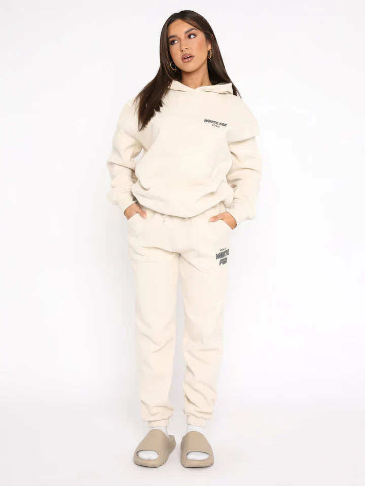 Soft Pink Hoodie and Sweatpants Set