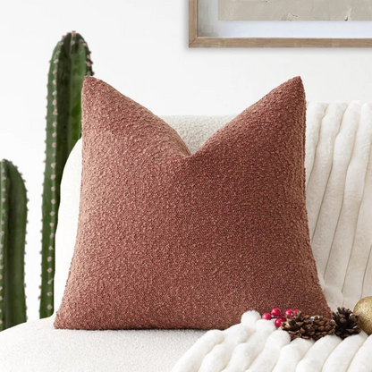 Plush Tulum Throw Pillow Cover 45x45cm Soft Cushion