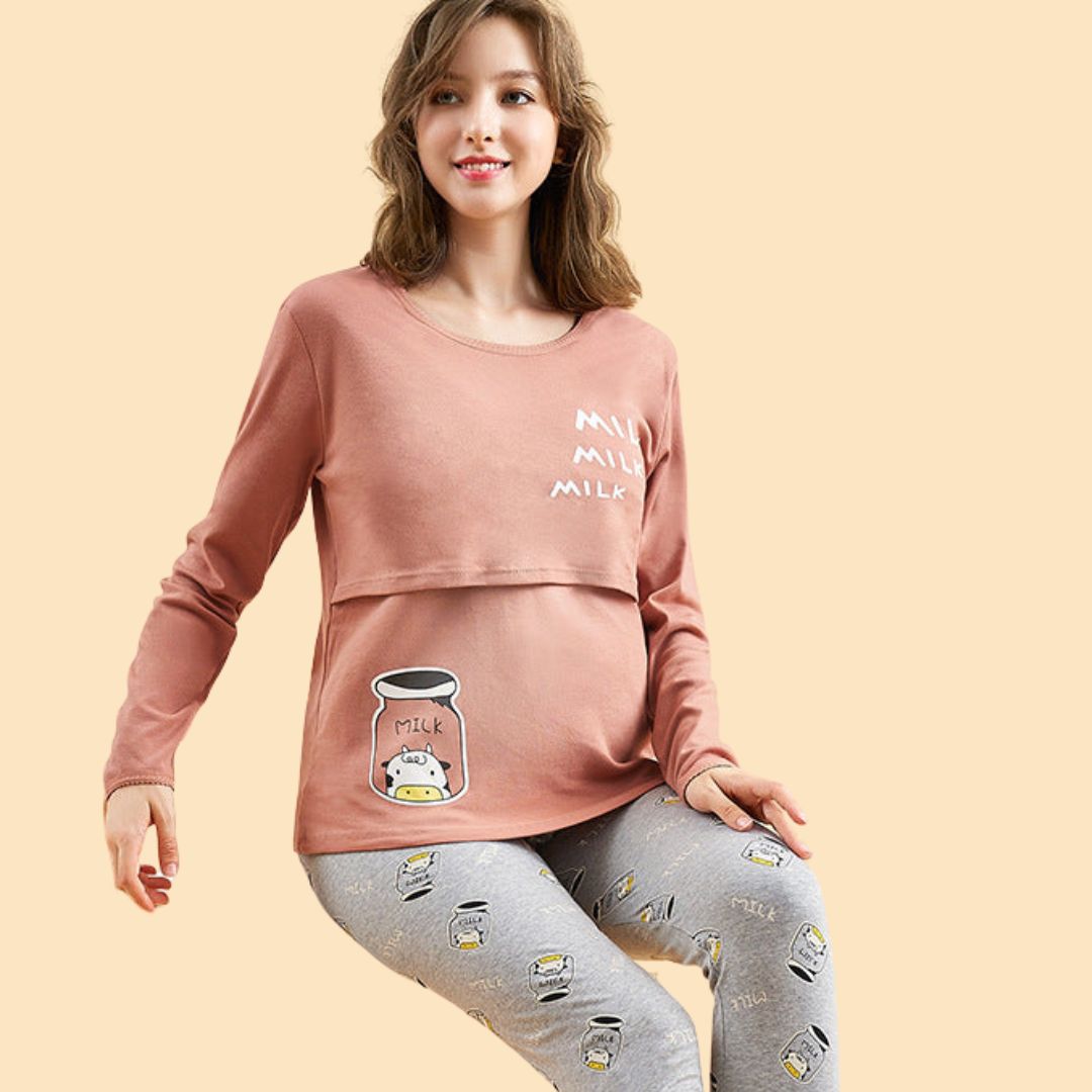 Cozy Maternity Dress for Home Comfort