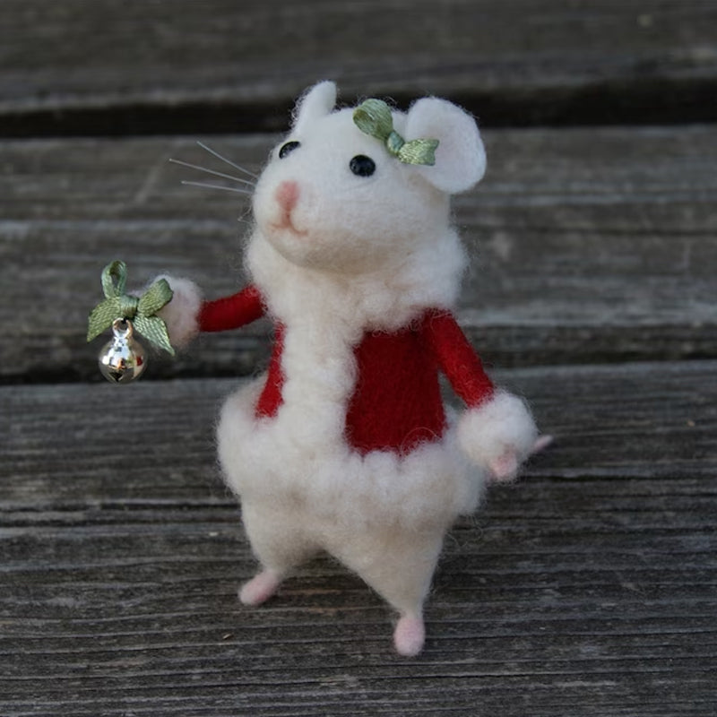 Spooky Felt Halloween Mouse Decoration