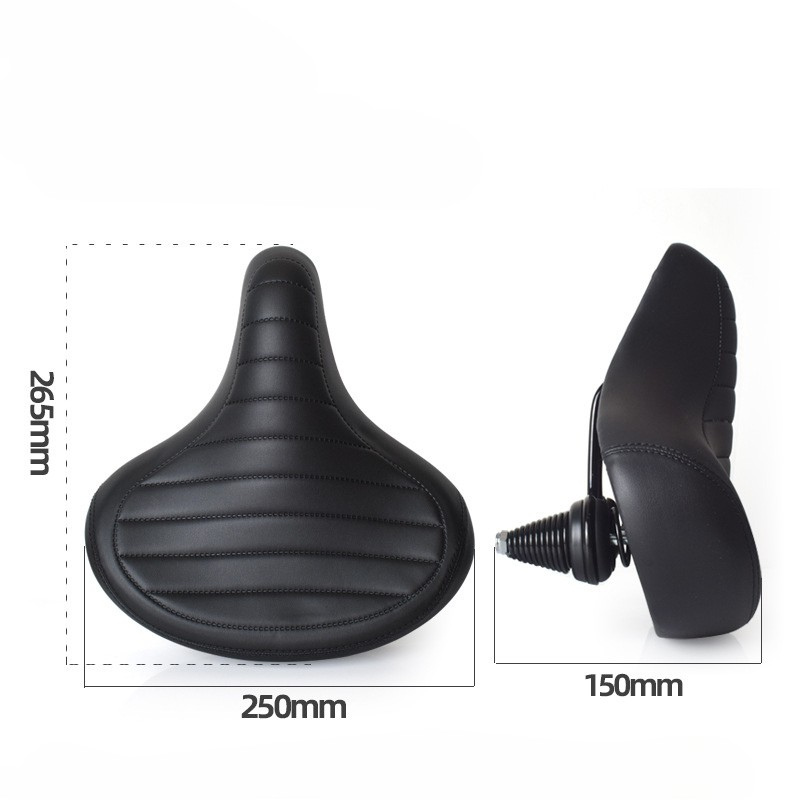 Soft Cushion Bike Seat with Suspension – Comfort Bike Saddle