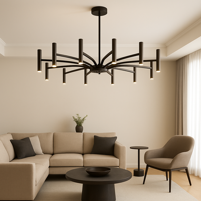 12 Heads Contemporary Chandelier 3