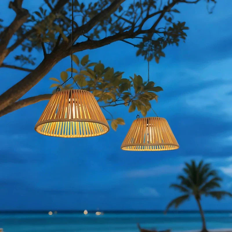 Outdoor Solar Powered String Lantern