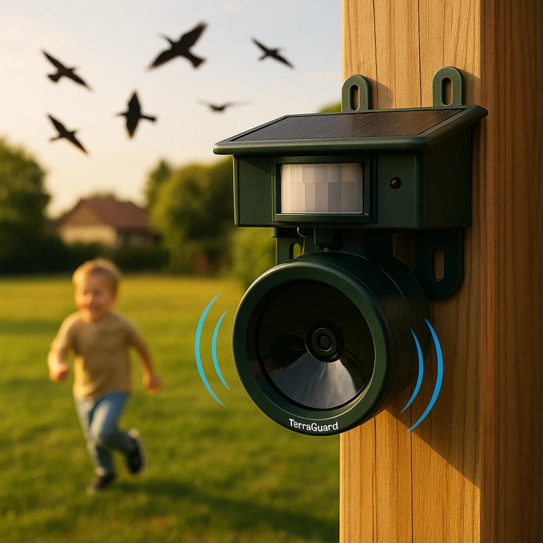 Outdoor Solar Bird Repellent with Motion Sensor