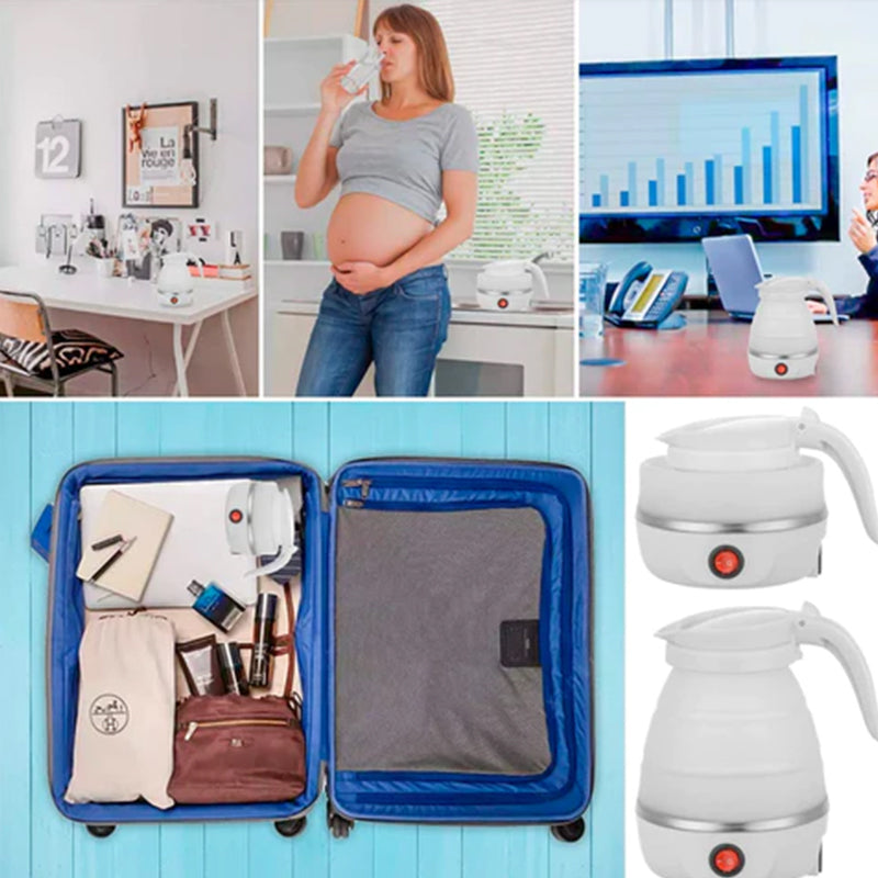 Compact Travel Foldable Electric Kettle