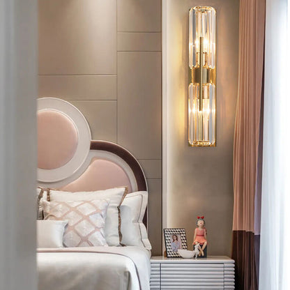 Elegant Sparkle Crystal Wall Lamp