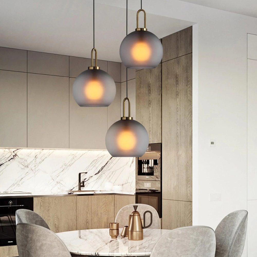 Stylish Glass Pendant Light for Dining Kitchen