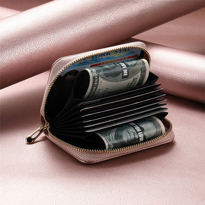Smart RFID Blocking Leather Wallet