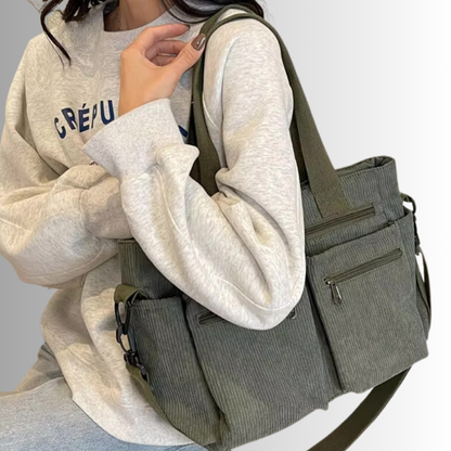 Classic Cotton Tote Bag - Large Capacity Everyday Shoulder Bag