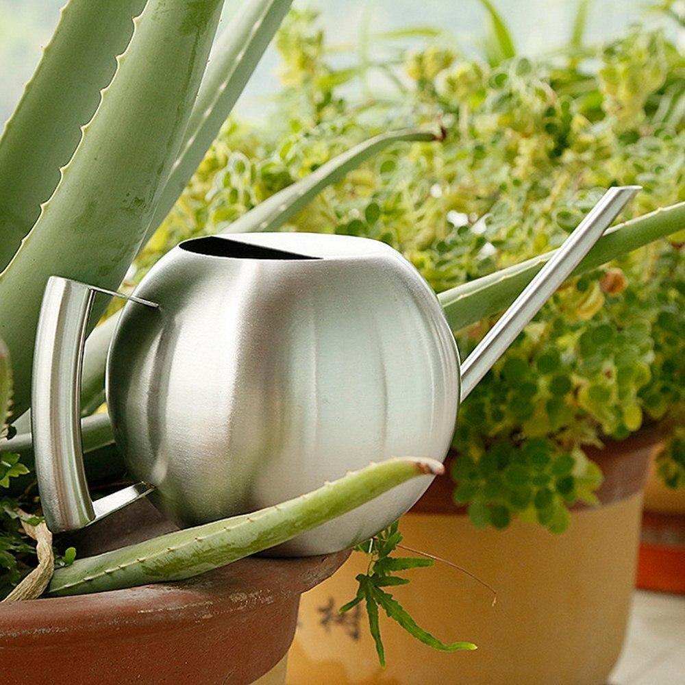 FlowStream - Durable Metal Indoor Watering Can with Precision Spout for House Plants-5
