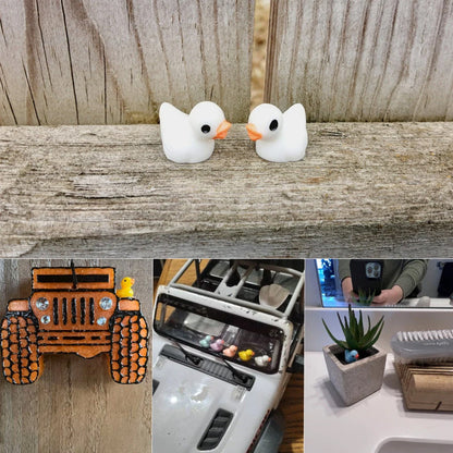 Cute Small Yellow Duck Figurine