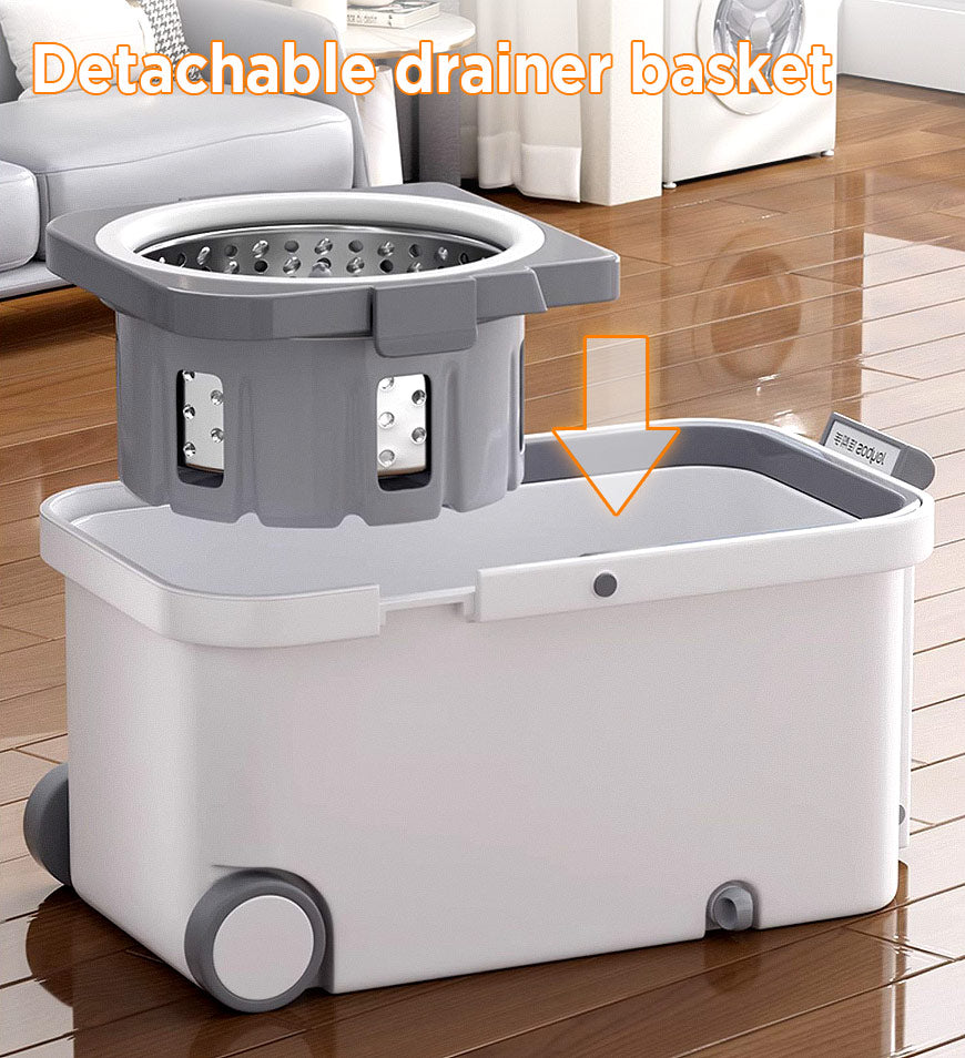 360° Spin Mop and Bucket Set with Easy Wringer
