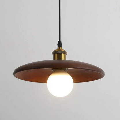 Simple Wood LED Hanging Light