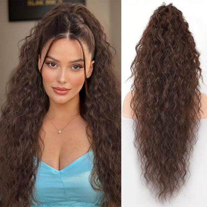 Natural Wave Ponytail Hair Wig