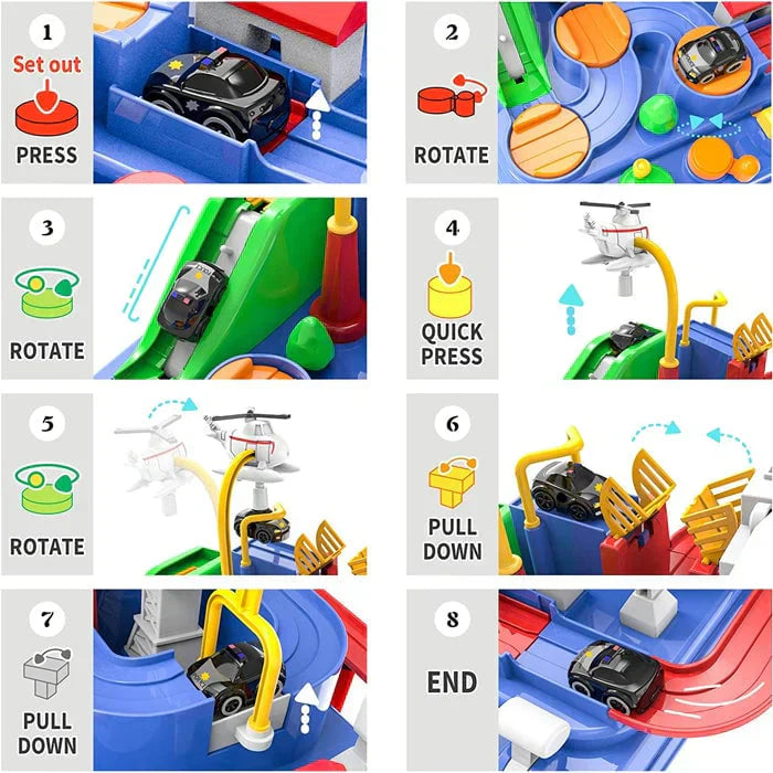 Fesara Fun Rescue Toy Set for Little Kids