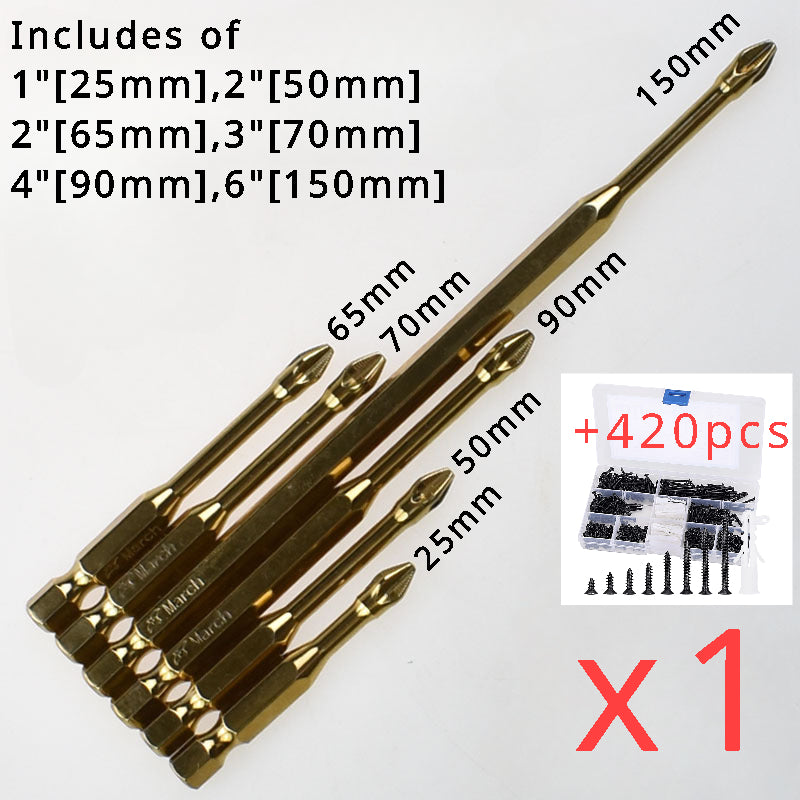 Strong Magnetic Screwdriver Bit Set - Fesara