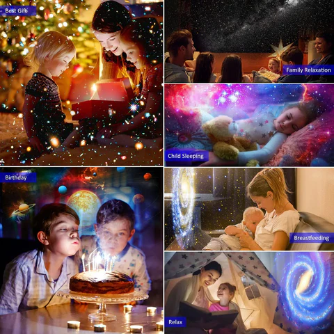 Colorful Star Night Light & Galaxy Projector Orion
