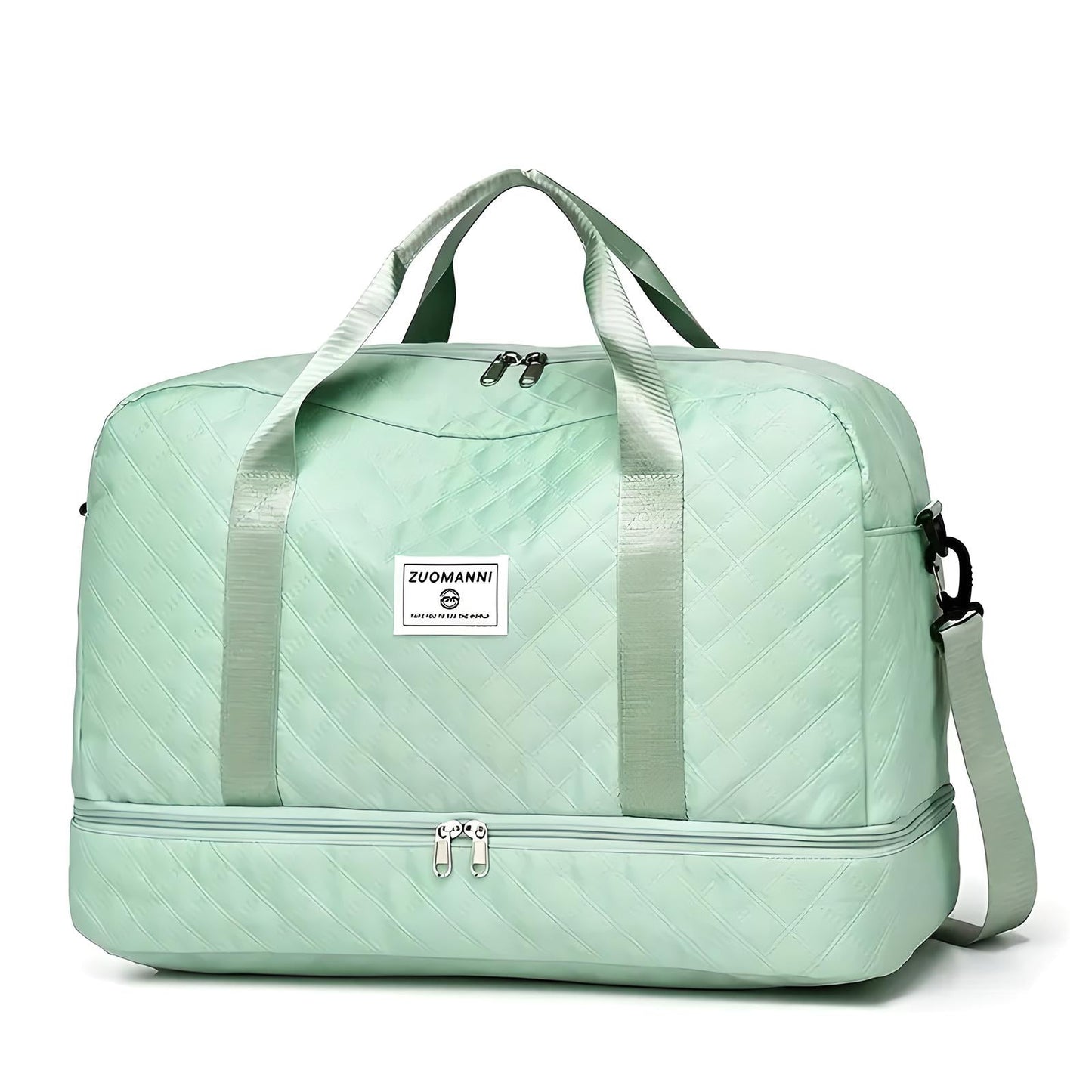 Large Water-Resistant Gym Duffle Bag