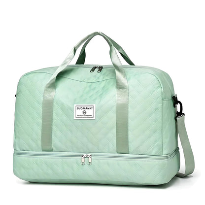 Large Water-Resistant Gym Duffle Bag