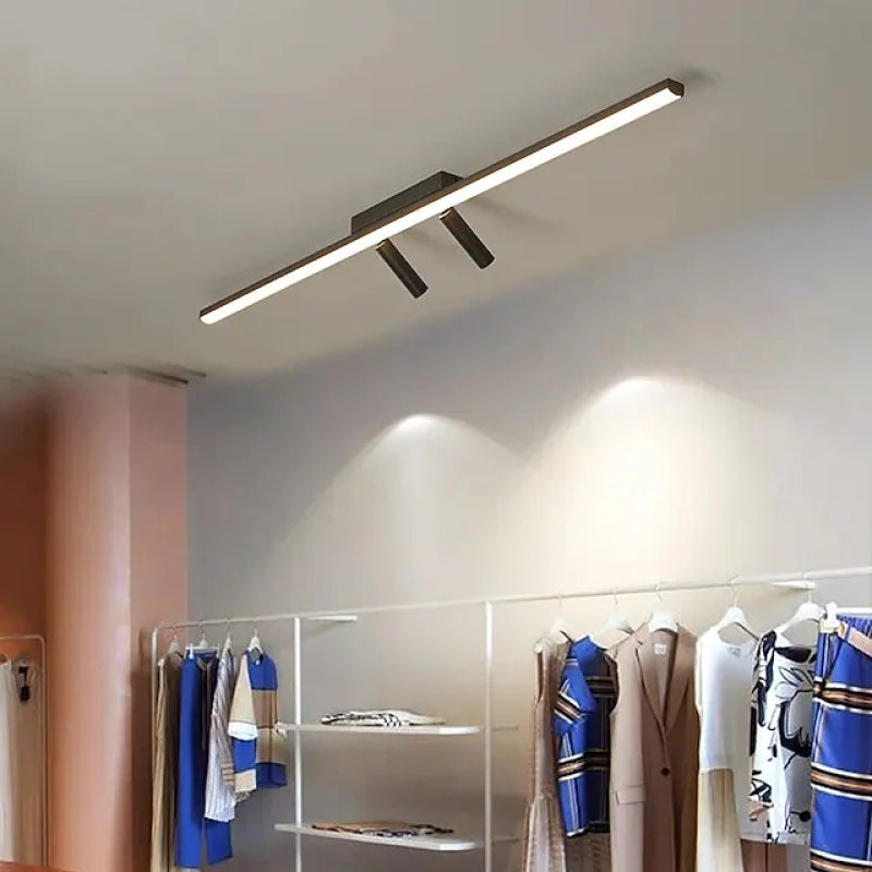 Sleek LED Ceiling Lamp with Adjustable Lighting