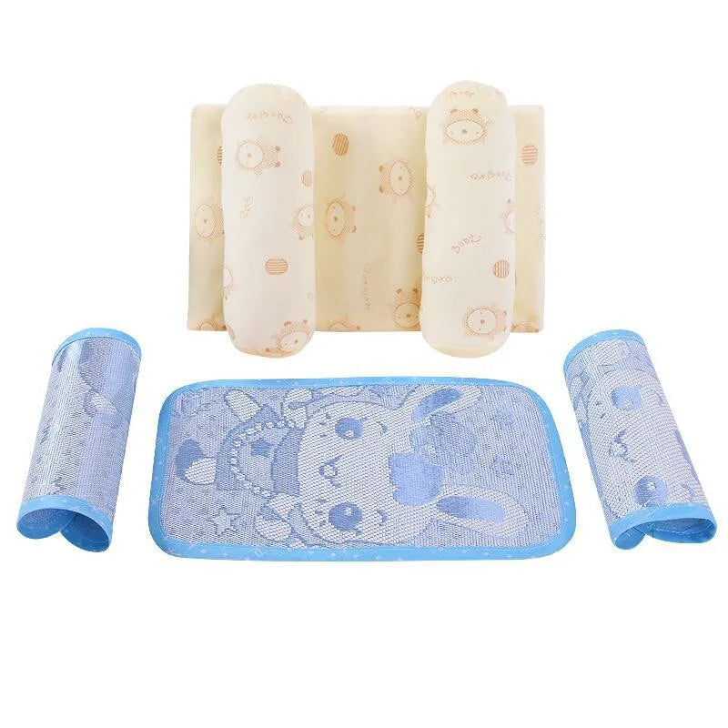 Baby Sleep Support Pillow Set - Soft Ventilated Wedge Pillow