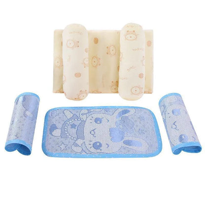Baby Sleep Support Pillow Set - Soft Ventilated Wedge Pillow
