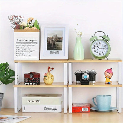 Space Saving 2-Tier Kitchen Storage Racks
