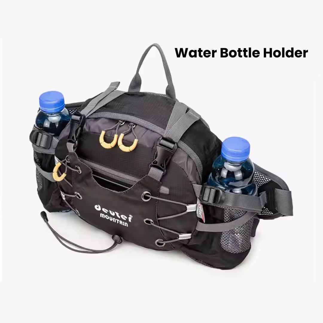 Waterproof Outdoor Waist Pack with Secure Zip Pockets