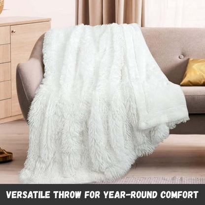 Plush Soft Fake Fur Blanket
