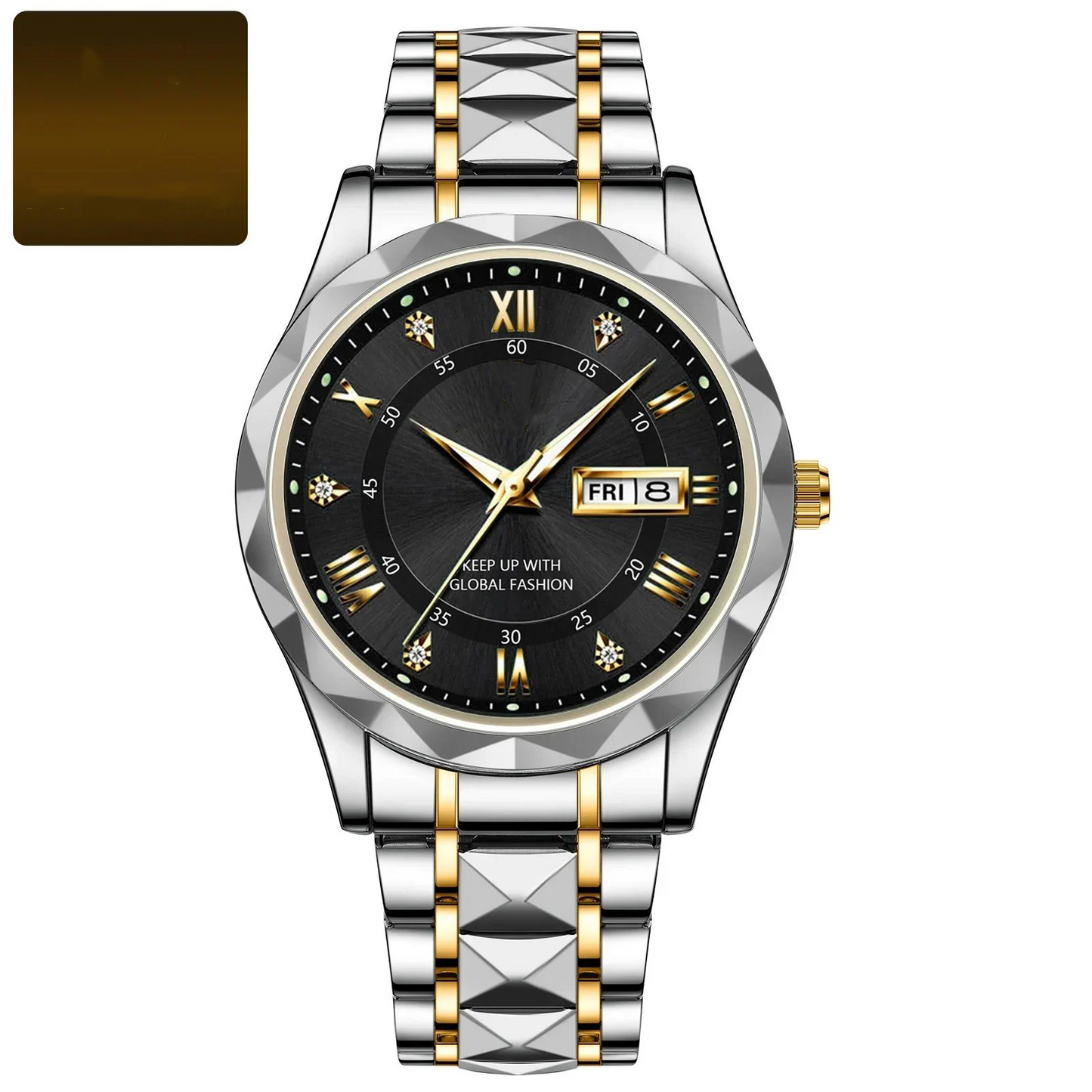Premium Men's Waterproof Luminous Wrist Watch