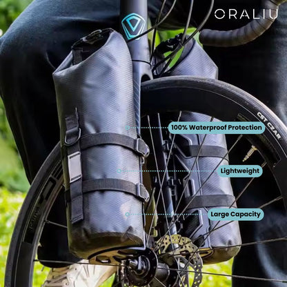 Waterproof Bike Pannier Bags – 5-7L Cycling Backpack Set