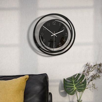 Fesara | Slim Quiet Wall Clock in Acrylic - Contemporary Design