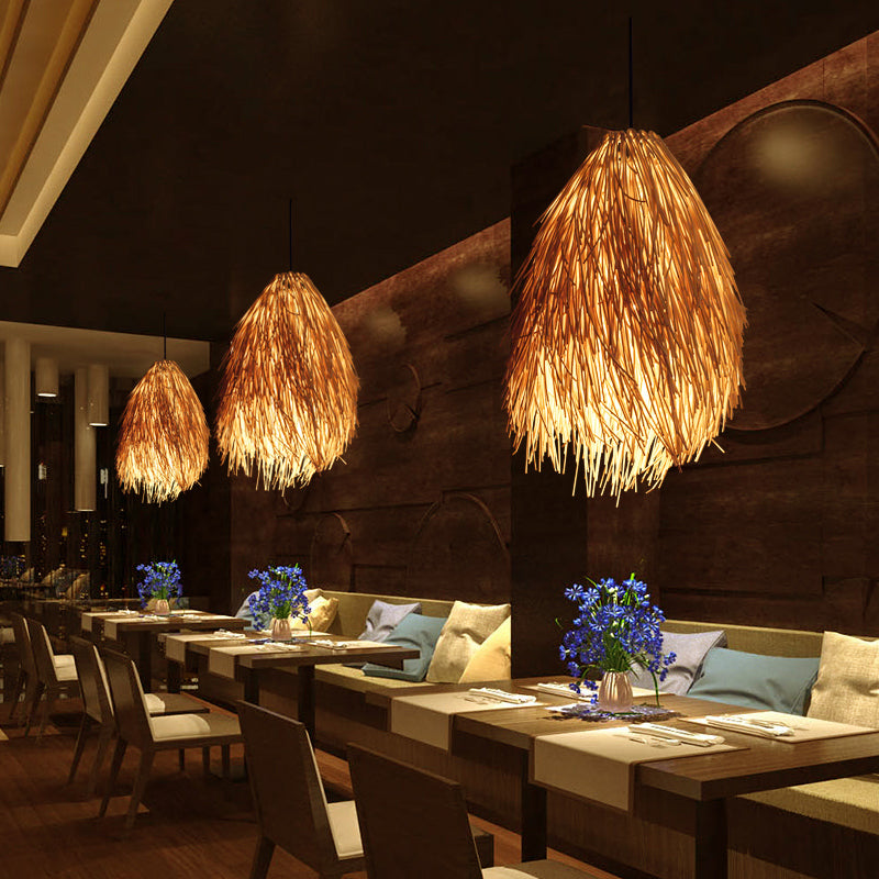 Natural Woven Pendant Lamp