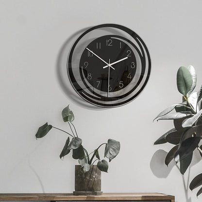 Fesara | Slim Quiet Wall Clock in Acrylic - Contemporary Design