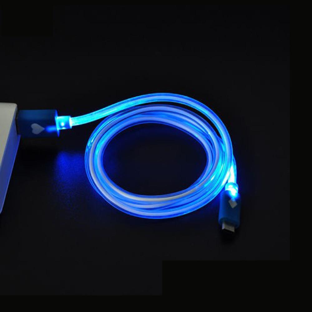 Colorful LED Charging Cable with Visible Light