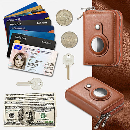 Smart RFID Blocking Leather Wallet