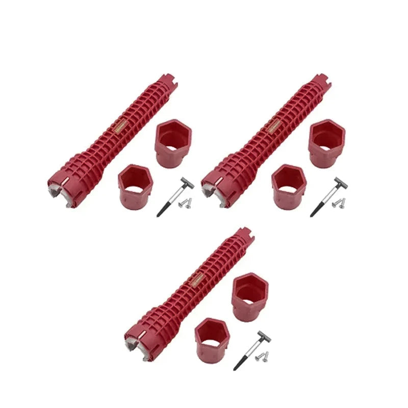 Heavy Duty 8-in-1 Basin Pipe Wrench Tool