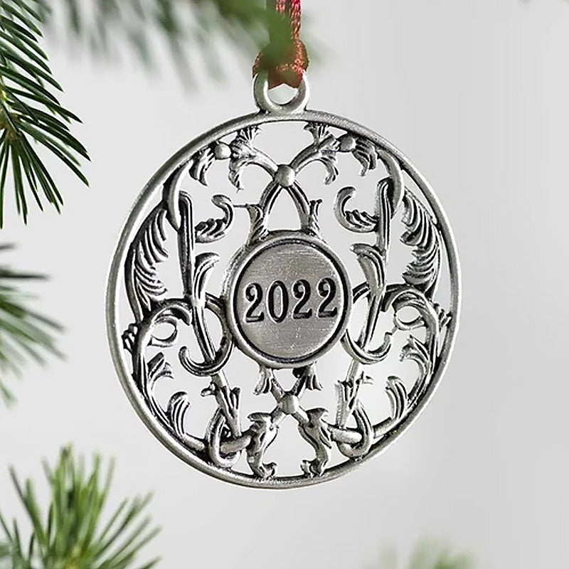 Metallic Christmas Tree Ornament